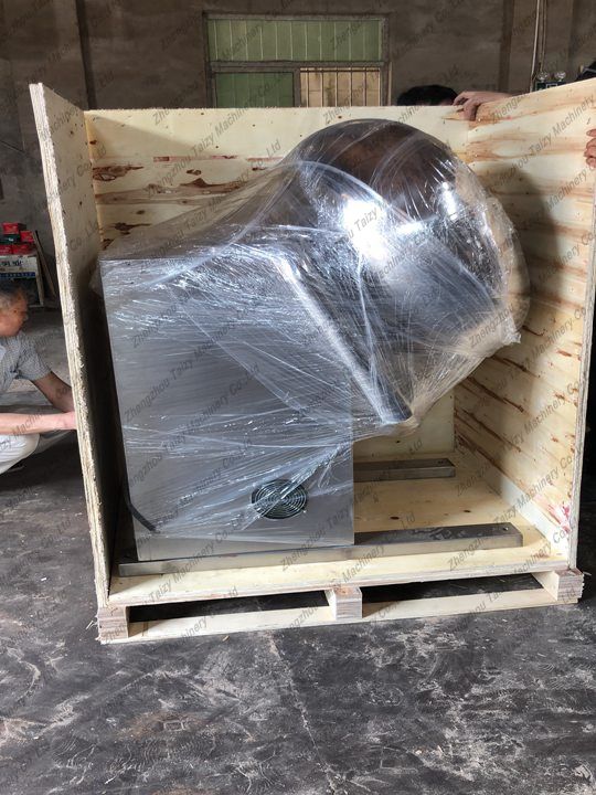 coated peanut machine for shipping to Malaysia