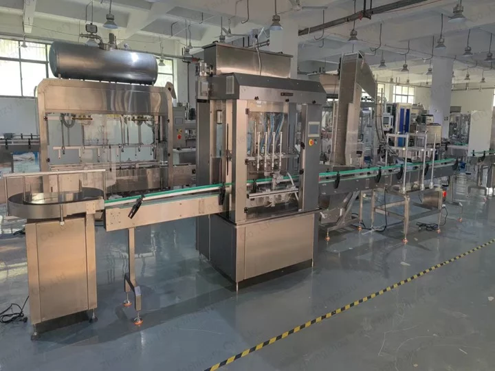 خط تعبئة زبدة الفول السوداني