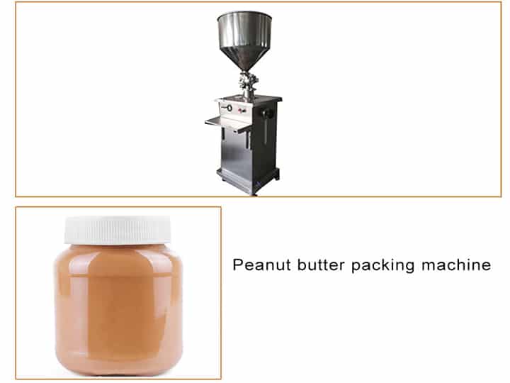 peanut butter filling machine