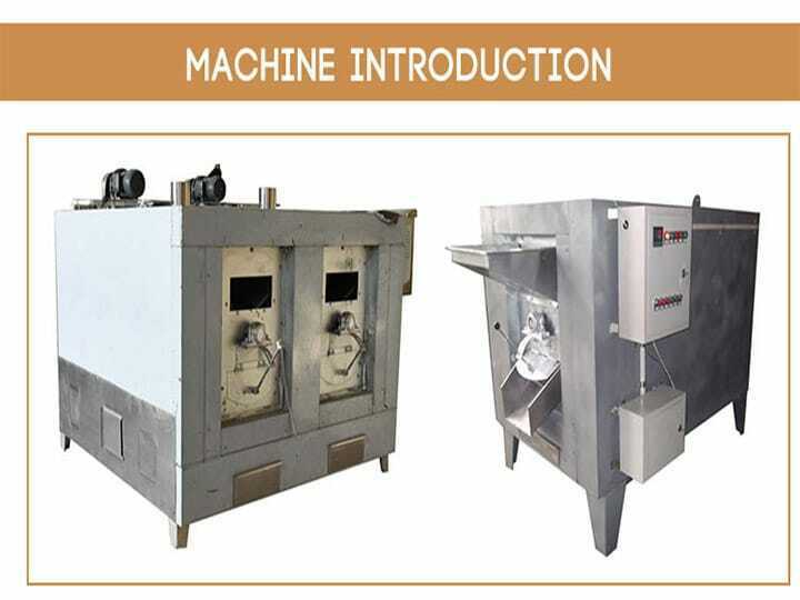 peanut roaster machine