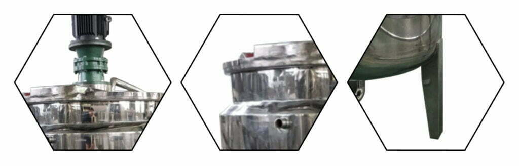 Electric Heating Peanut Butter Mixing Tank 10 Details of peanut butter mixing tank