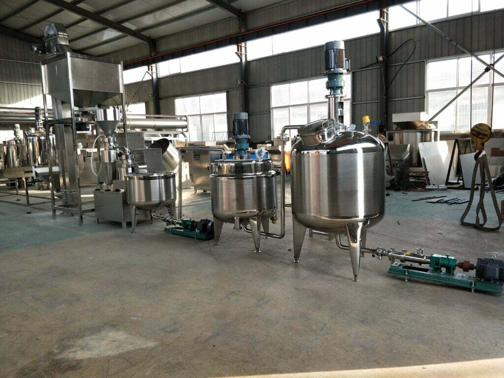 Electric Heating Peanut Butter Mixing Tank 5 Storage, mixing, vacumm tank