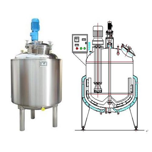 structure of peanut butter mixing tank