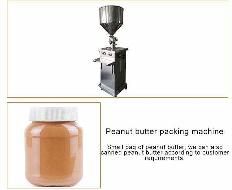 peanut butter filling machine