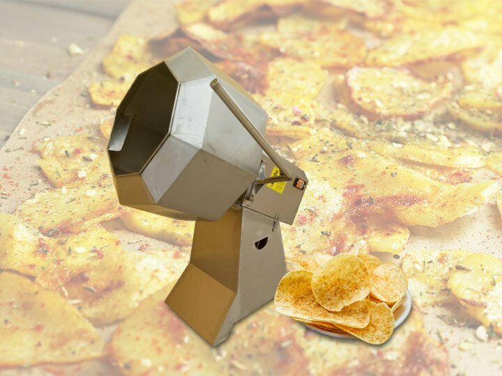 Automatic Fried Food Peanut Production Line | Fried Food Making Machines 9 Multiple-use flavoring and mixing machine