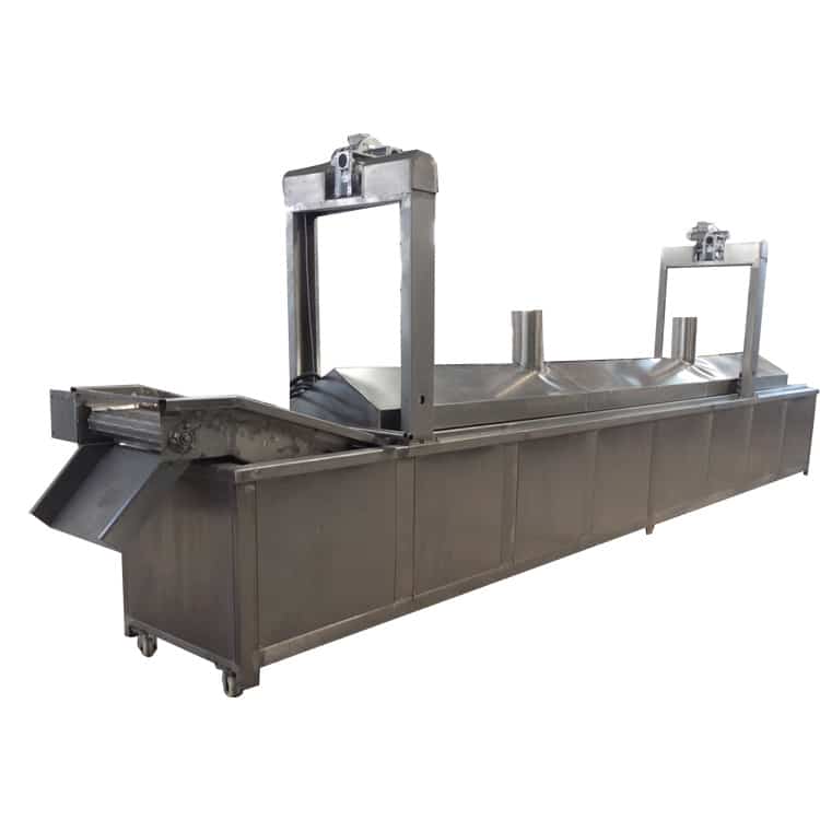 Automatic conveyor snack frying machine
