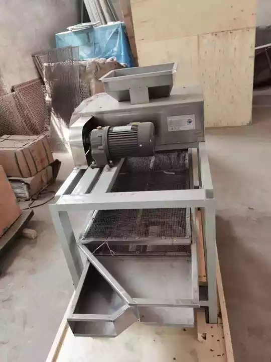 双辊花生切割机