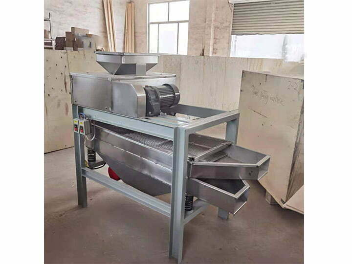 máquina cortadora de maní