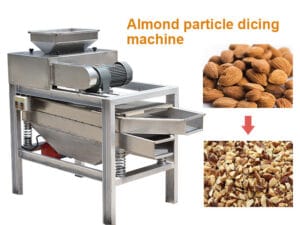 almond particle dicing machine