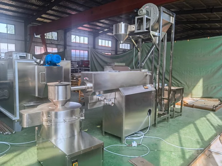 Grande ligne de production de pâte de cacao