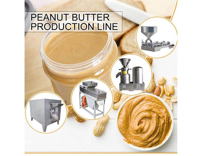 peanut butter production line