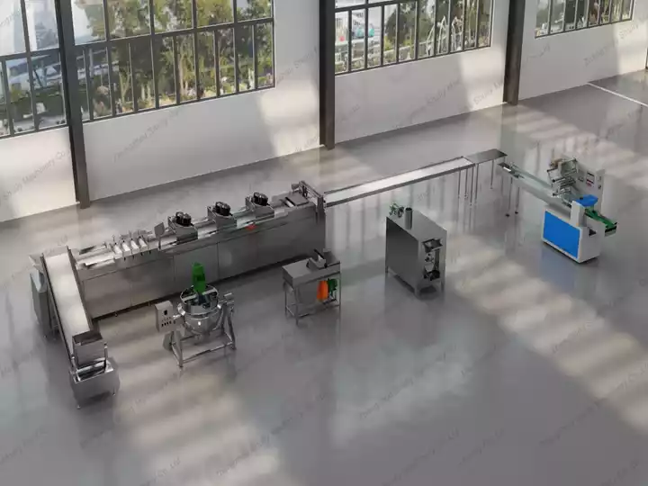 เครื่องทำเนยถั่วแข็งอัตโนมัติ