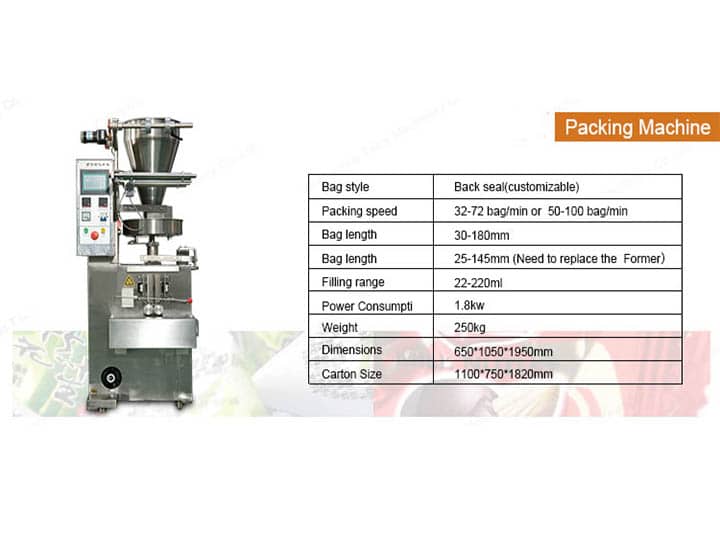 coated peanut packing machine