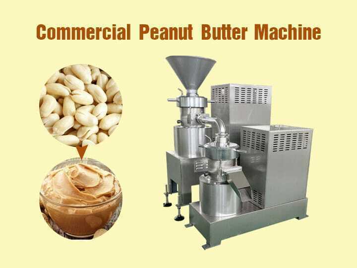 commercial peanut butter machine