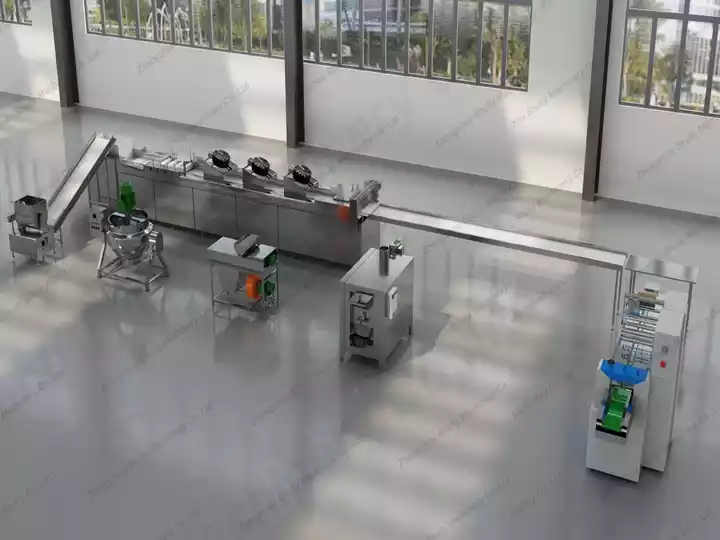 สายการผลิตขนมถั่วลิสง