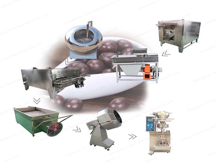 peanut coating production line