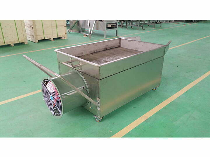 coated peanut cooling machine