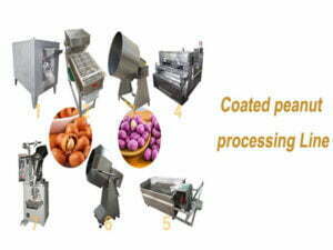 coated peanut production line