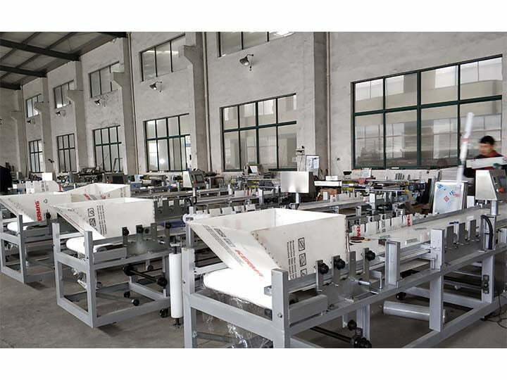 peanut candy cutting machine in factory