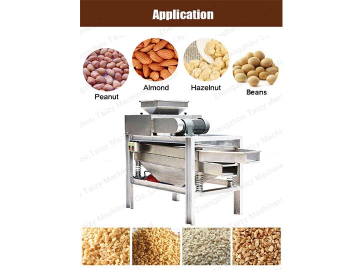 Cashew nut chopper application