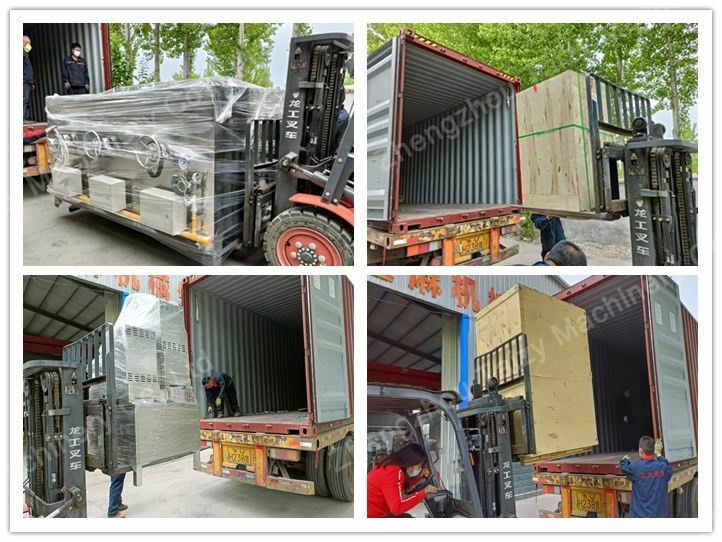 packed cocoa paste making machine delivered in USA