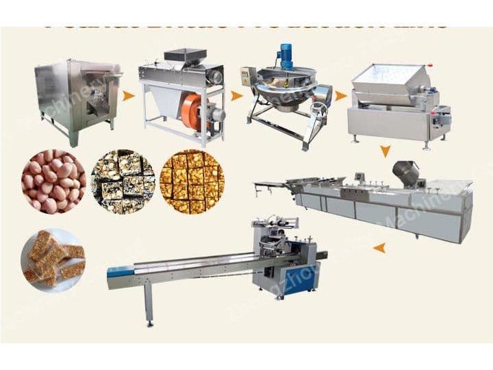 peanut bar making machine