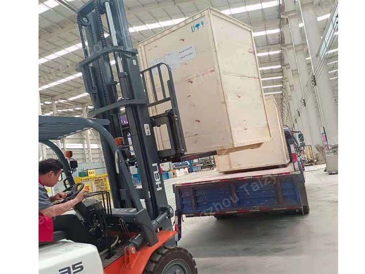 máquina de remoção de pele de amendoim para entrega 1