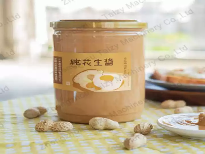 jar packed creamy peanut butter finished product